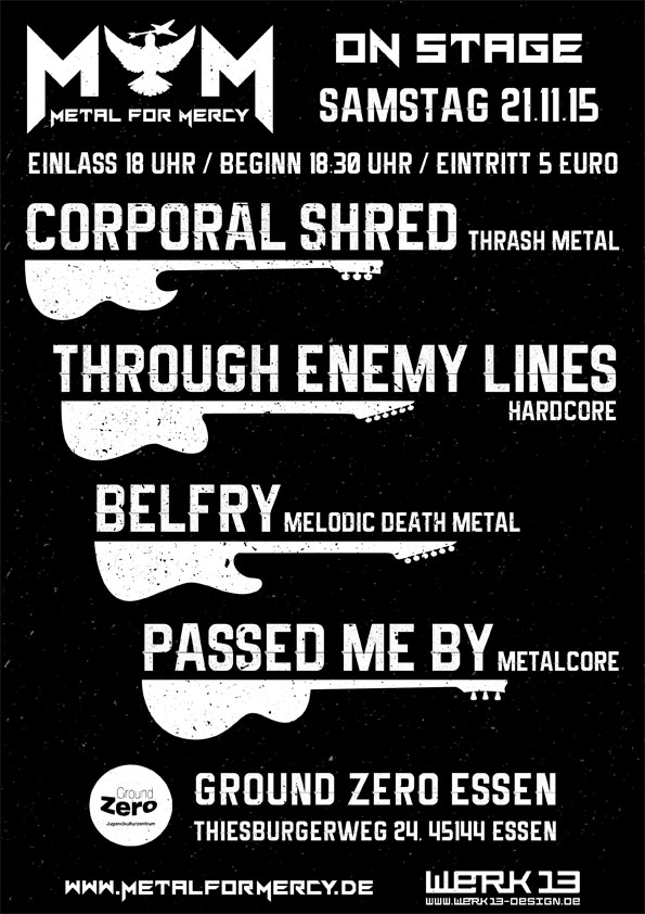 Flyer: Belfry @ Metal For Mercy Flyer: Belfry @ Metal For Mercy